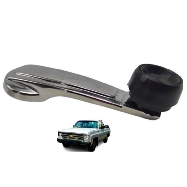 Manija Elevavidrio Chevrolet Silverado C10 C30 C70 Metálica Cromada