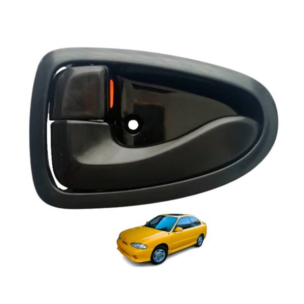 Manija Interior Hyundai Accent Verna Izquierda Negra