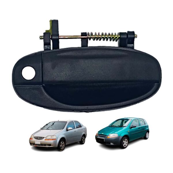 Manija Exterior Chevrolet Aveo Susuki Swift Chevy Daewoo Kalos Delantera Derecha Negra