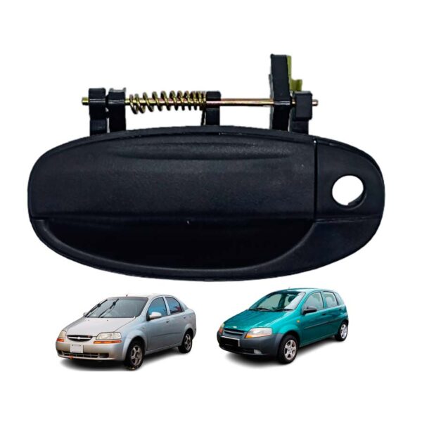 Manija Exterior Chevrolet Aveo Susuki Swift Chevy Daewoo Kalos Delantera Izquierda Negra