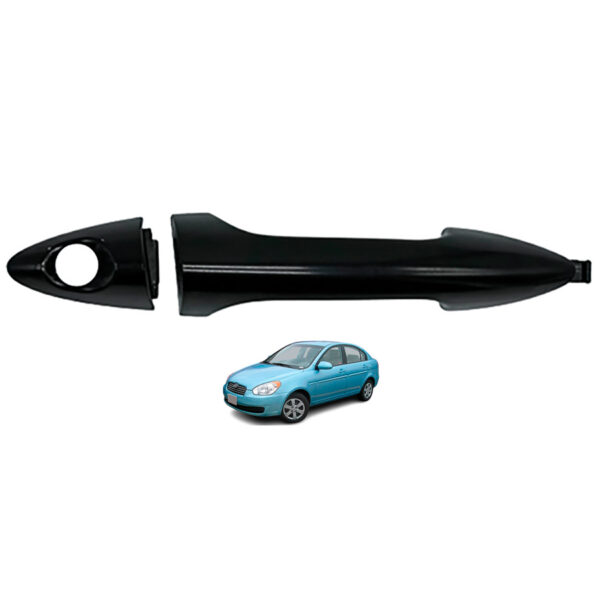 Manija Exterior Hyundai Accent Delantera Derecha Negra