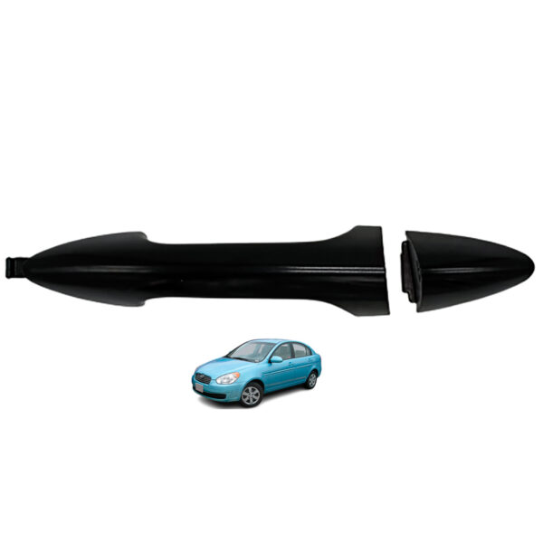 Manija Exterior Hyundai Accent Trasera Derecha Negra