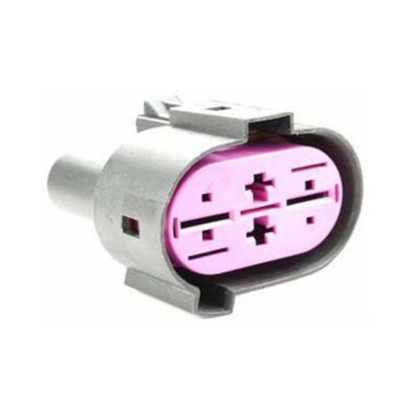 Socket Conector Motoventilador Hibrido Hembra Volkwagen Pin Morado 4V Codificado 1202