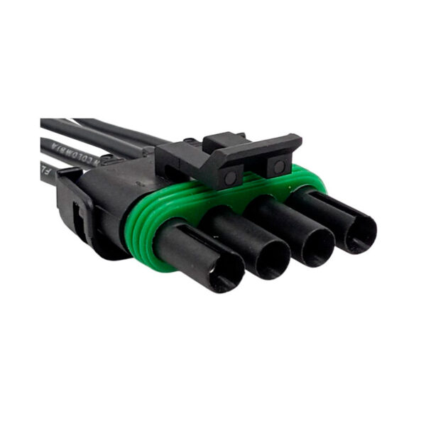 Socket Conector Tipo Pesado Interperie Hembra 4V Codificado 308Th