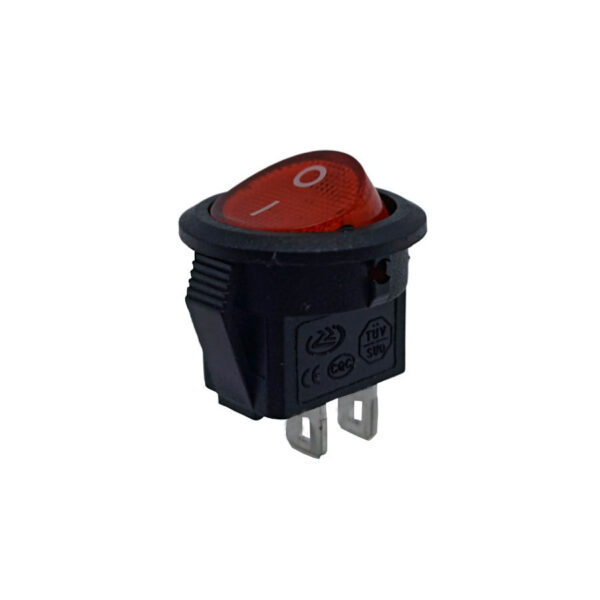 Switch Balan Mini On-Off 2P Rojo Smrs-101-2