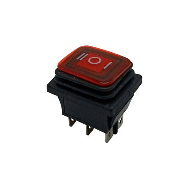 Switch 2Go On-Off-On Rojo Encauchetado Anfi 125V Irs203 7C