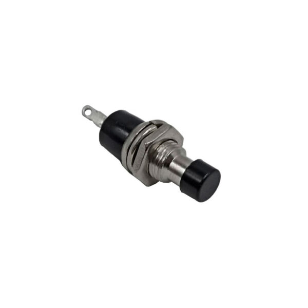 Switch Un Golpe Mini Boton Negro Sw713