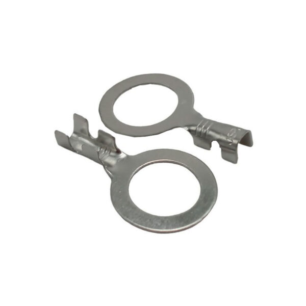 Term Ojo Cobre 3/8 Anticorrosiva Plateada x 10 unidades