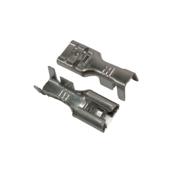 Terminal Enchufe Pin Ranura 094P Anticorrosiva Plateada x 10 unidades