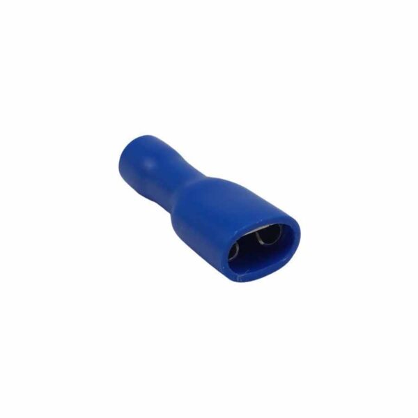 Terminal Hembra Plana Mediana Con Capuchon Anticorrosiva x 10 unidades