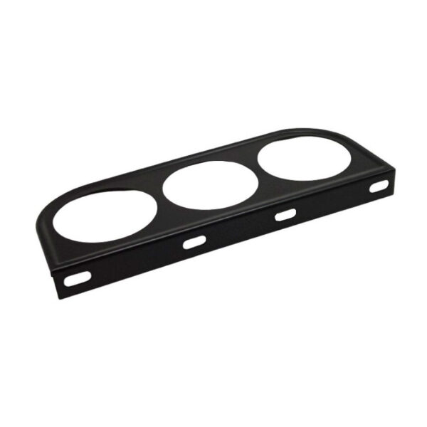 Soporte Medidor 3P Sobreponer Negro Met