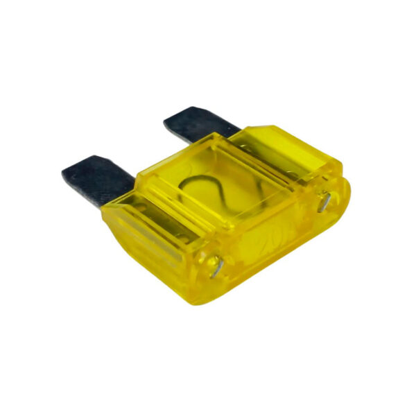 Fusible Electrónico Maxi 20Amp Amarill x 5 unidades