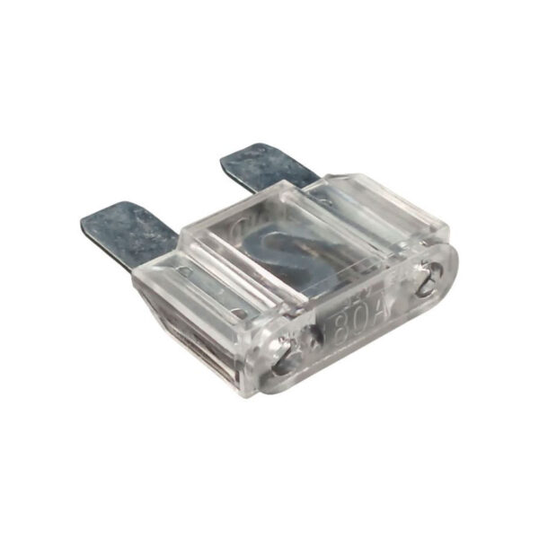 Fusible Electrónico Maxi 80Amp Transpa x 5 unidades
