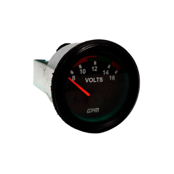 Voltimetro 12V 52MM Neg 216-044