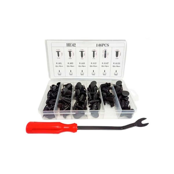 Kit Pines Tapizado Gm Ford Honda Chrysler Negro Herramienta Importado KITX146